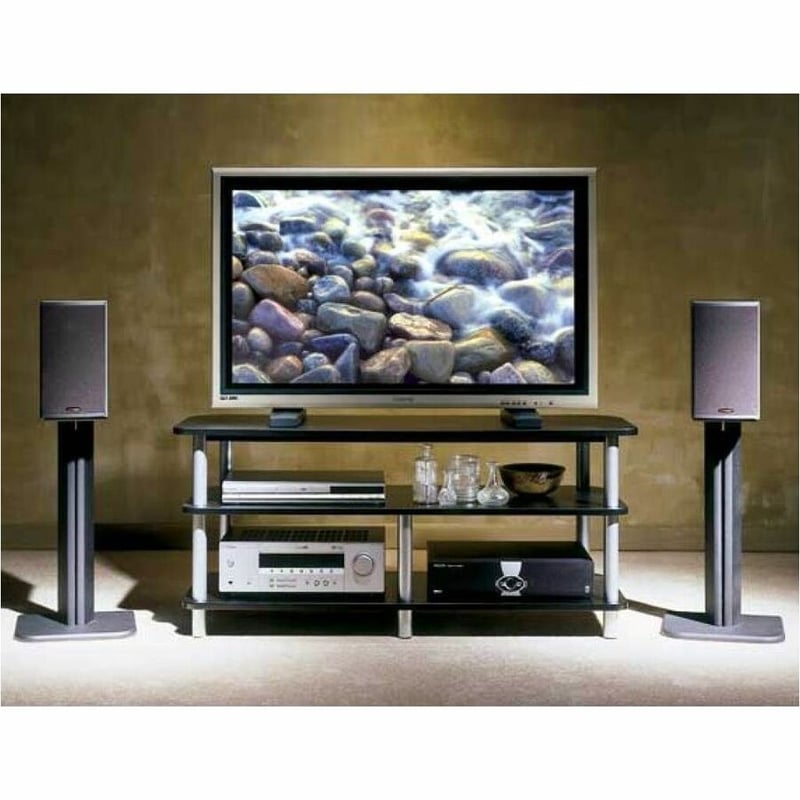 24IN TALL SPEAKER STANDS WITH 6.5IN X 6.5IN TOP PLATE - Thumbnail 2