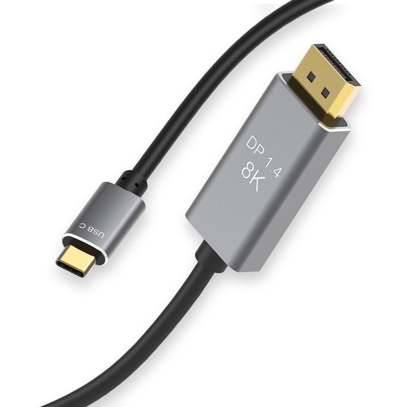 4XEM 8K/4K 1M USB-C to DisplayPort Cable - Thumbnail 2
