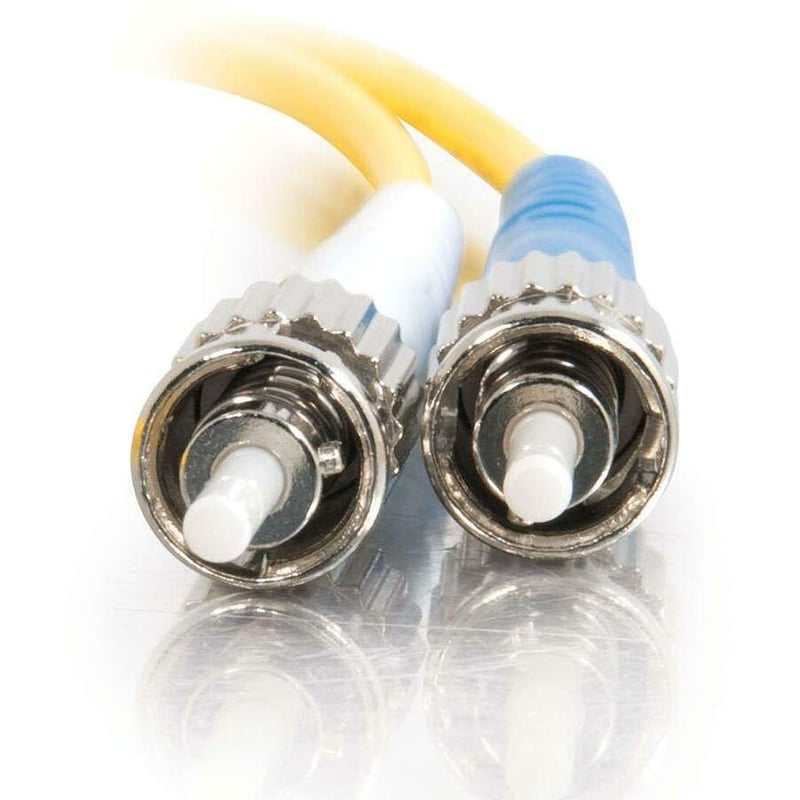 1M FIBER ST/ST SM 9/125 OS1/2 DUPLEX TAA YELLOW CABLE - Thumbnail 3