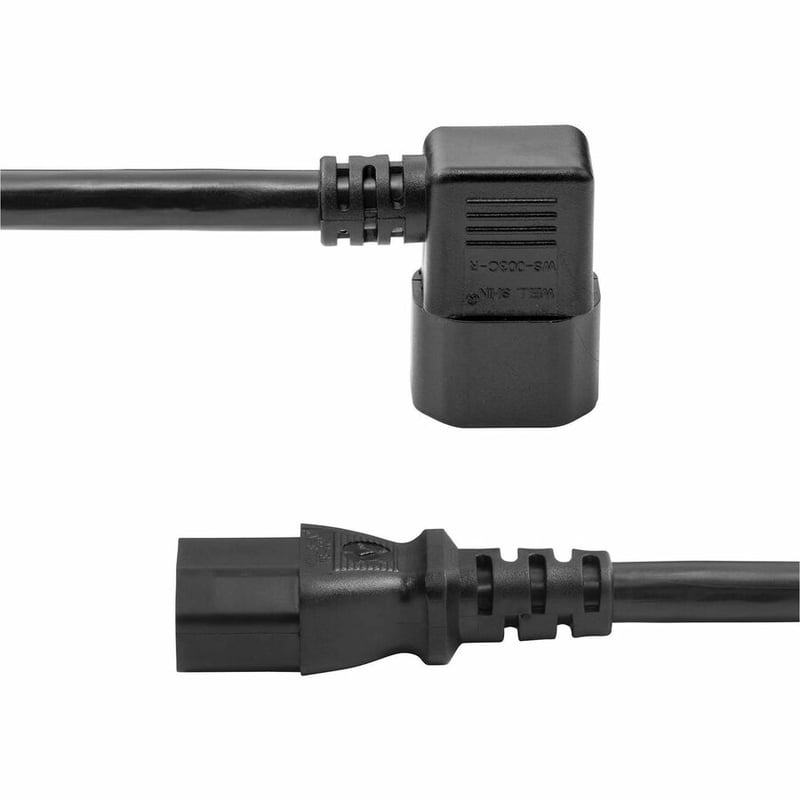 StarTech.com 6ft (1.8m) Heavy Duty Power Cord, Right Angle IEC 60320 C14 to C13, 15A 250V, 14AWG, UL Listed Components - Thumbnail 3