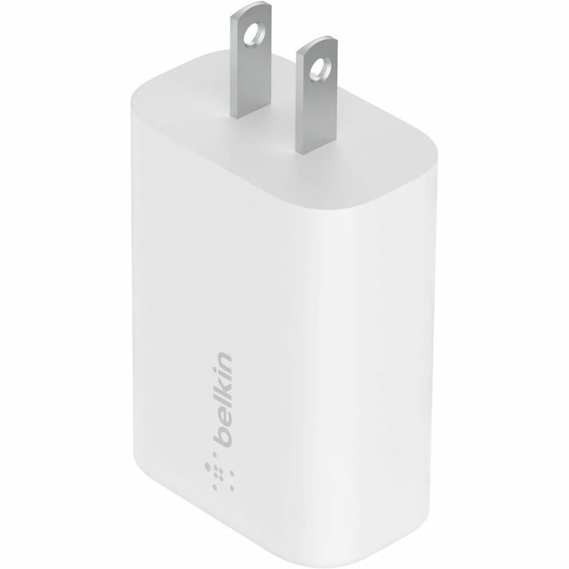 Belkin 25W Portable USB-C Wall Charger - 1xUSB-C - Fast Charging - Power Adapter - White - Thumbnail 1
