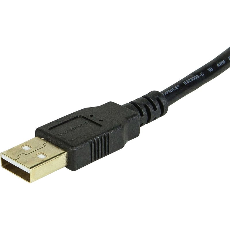 6FT USB 2.0 A MALE TO A FEMALE EXTENSION 28/24AWG CABLE (GOLD PLATED) - Thumbnail 3