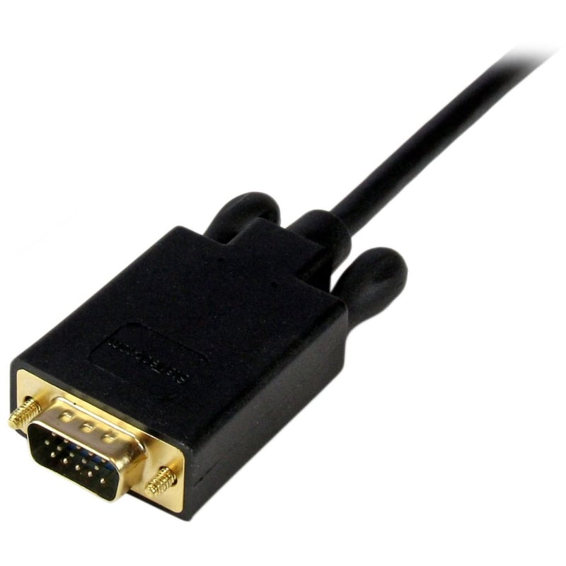 StarTech.com 10 ft Mini DisplayPort to VGA Adapter Converter Cable - mDP to VGA 1920x1200 - Black - Thumbnail 4