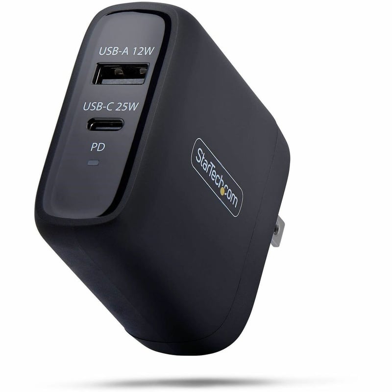 37W USB-C USB-A WALL CHARGER 25W USB-C PD/12W USB-A - Thumbnail 1
