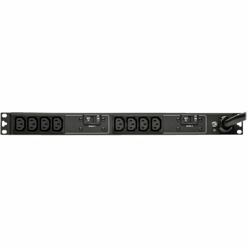 Tripp Lite by Eaton PDU 5.8kW Single-Phase 200-240V Basic PDU 10 C13 Outlets NEMA L6-30P Input 12 ft. (3.66 m) Cord 1U Rack-Mount - Thumbnail 3