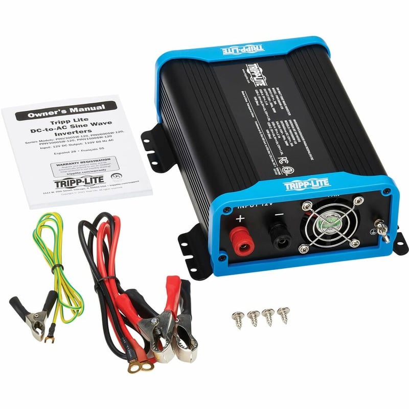Tripp Lite by Eaton 300W Compact Power Inverter - 2x 5-15R, USB Charging, Pure Sine Wave - Thumbnail 3
