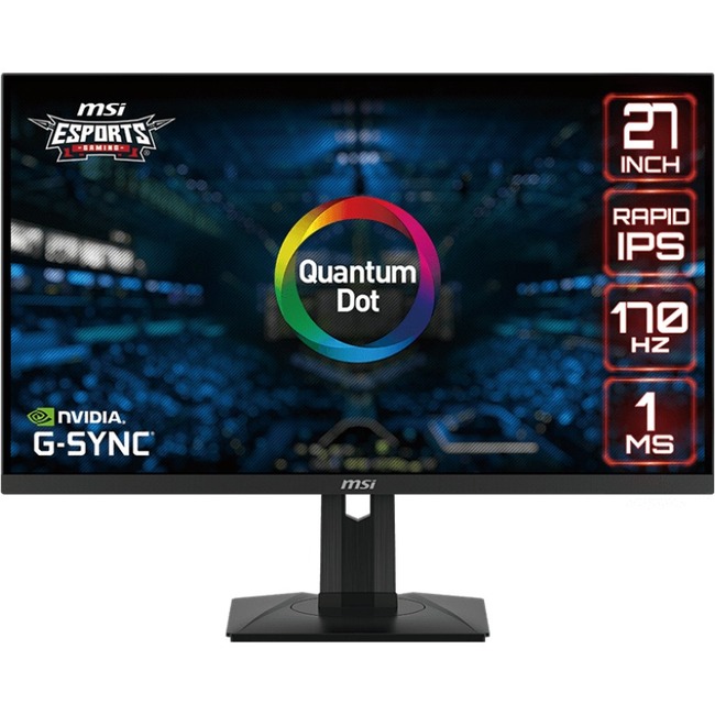 MSI G274QPF-QD 27" Class WQHD Gaming LCD Monitor - 16:9 - Black - Thumbnail 1