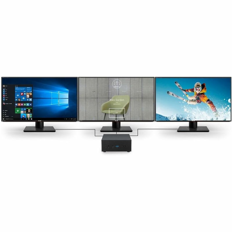 Asus PN63-S1-BB5G000X1TD-NL Barebone System - Mini PC - Socket BGA-1449 - 1 Core i5 11th Gen i5-1135G7 2.40 GHz Quad-core (4 Core) - Thumbnail 5