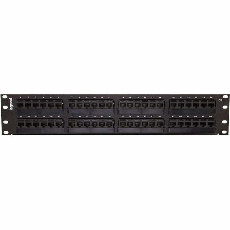 PATCH PANEL 110-TYPE CAT6 48-PORT TAA - Thumbnail 1