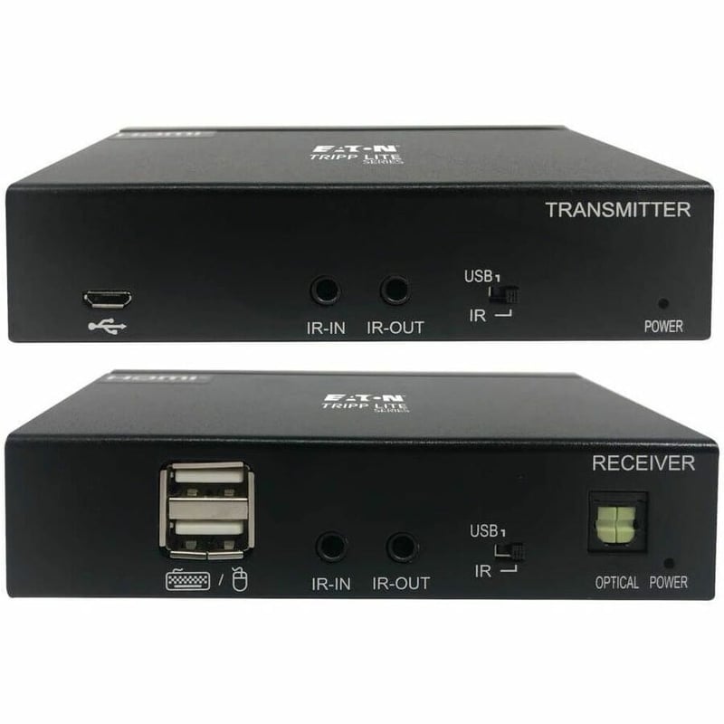 Tripp Lite by Eaton DisplayPort to HDMI over Cat6 Extender Kit KVM Support 4K 60Hz 4:4:4 USB PoC HDCP 2.2 230 ft. TAA - Thumbnail 3
