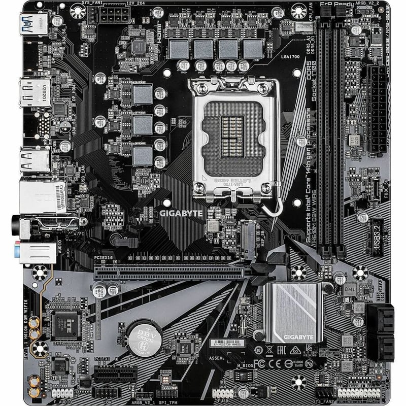 GIGABYTE H610M D3W WIFI6 5+1+1 WIFI6 LGA1700 - Thumbnail 3