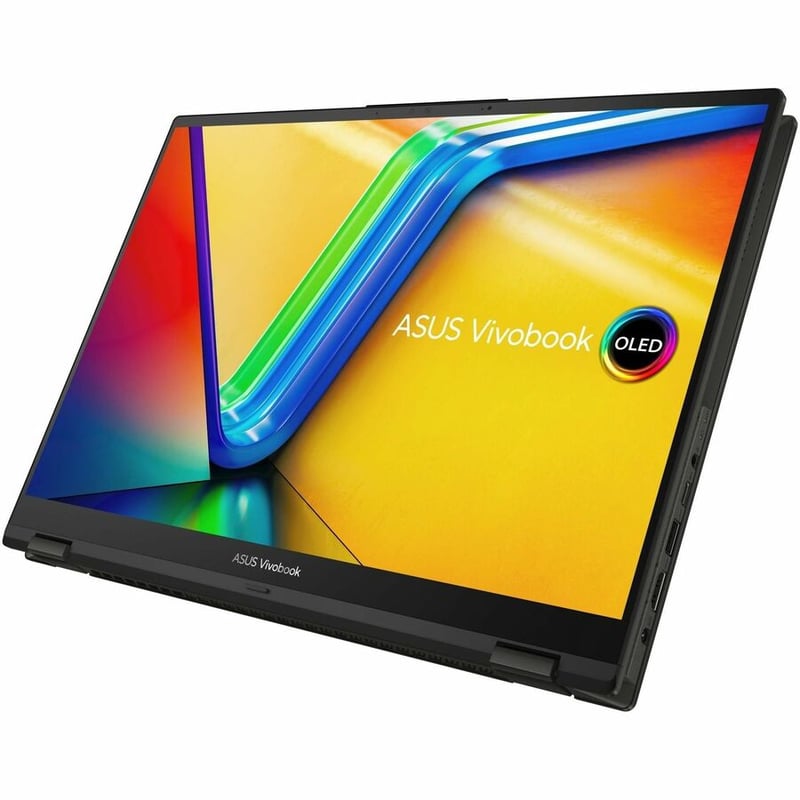 Asus Vivobook S 16 Flip OLED TN3604 TN3604YA-DS51T 16" Touchscreen Convertible 2 in 1 Notebook - WUXGA - 60 Hz - AMD Ryzen 5 7530U - 8 GB - 512 GB SSD - Midnight Black - Thumbnail 4