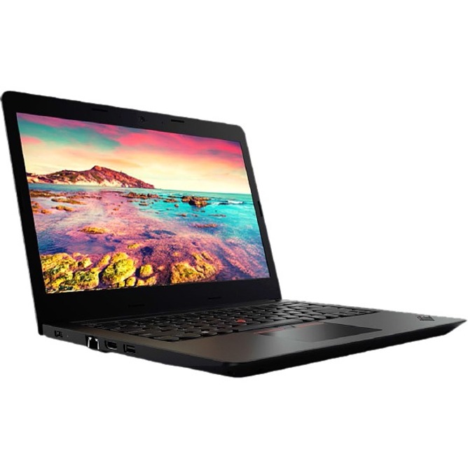 Lenovo ThinkPad E475 20H40006US 14" Notebook - AMD A-Series A6-9500B - 4 GB - 500 GB HDD - English (US) Keyboard - Black - Thumbnail 3