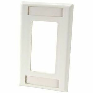 Ortronics Series II Faceplate, Low Profile (Single Gang), .5" Deep
