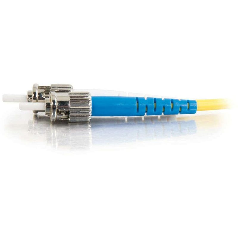 C2G-30m ST-ST 9/125 OS1 Duplex Singlemode PVC Fiber Optic Cable (LSZH) - Yellow - Thumbnail 4