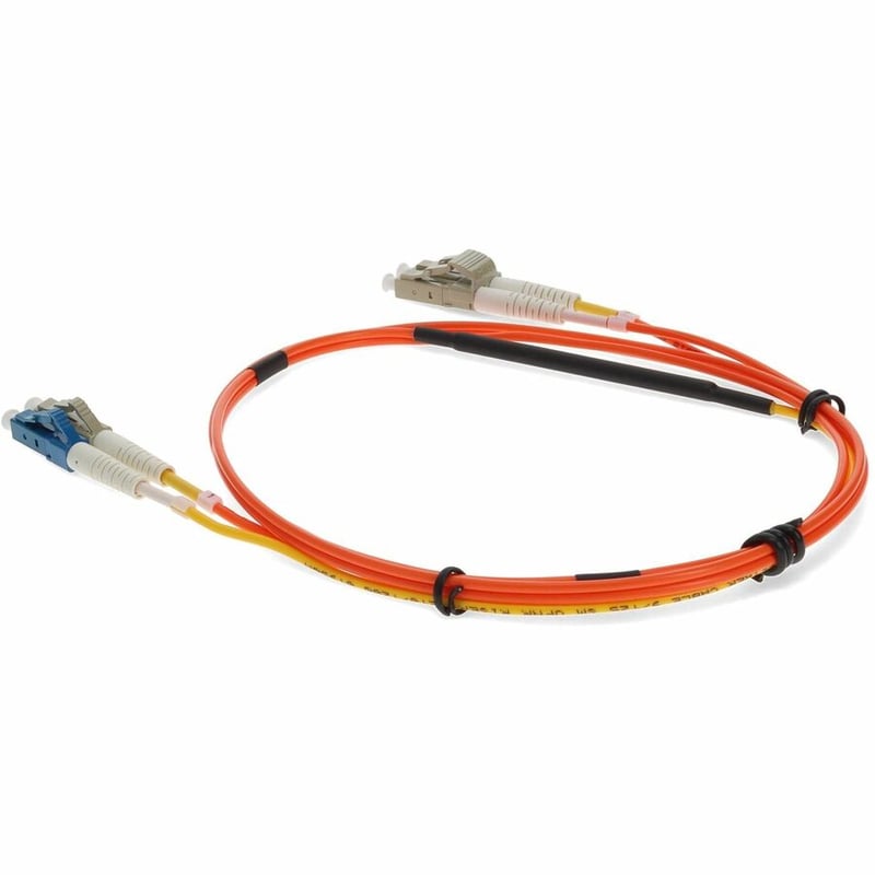 AddOn 5m LC (Male) to LC (Male) Orange OM2 & OS1 Duplex Fiber Mode Conditioning Cable - Thumbnail 3