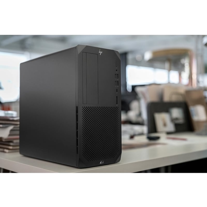 HP Z2 G5 Workstation - 1 x Intel Core i5 10th Gen i5-10500 - 16 GB - Tower - Black - Thumbnail 2