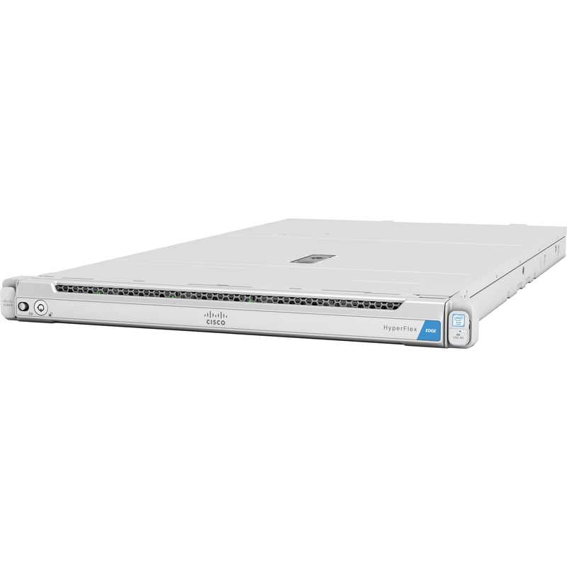 Cisco HyperFlex HX220c M5 Edge Barebone System - 1U Rack-mountable - 2 x Processor Support - Thumbnail 1