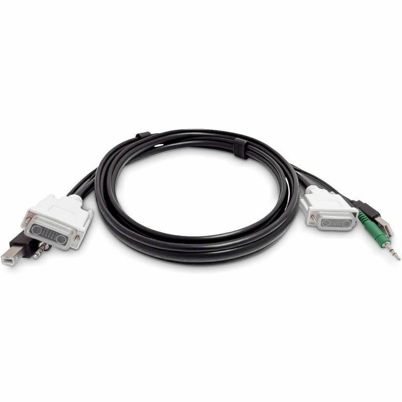 6FT DVI KVM CABLE - USB 2.0 3.5MM AUDIO TAA