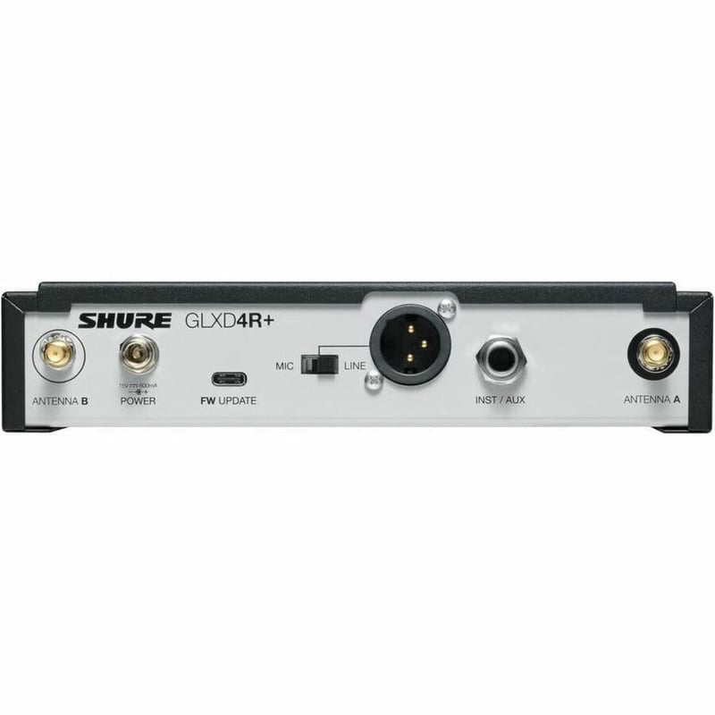 SHURE GLXD4R+=-Z3 DUAL BAND WIRELESS RECEIVER RACK MOUNT - Thumbnail 3