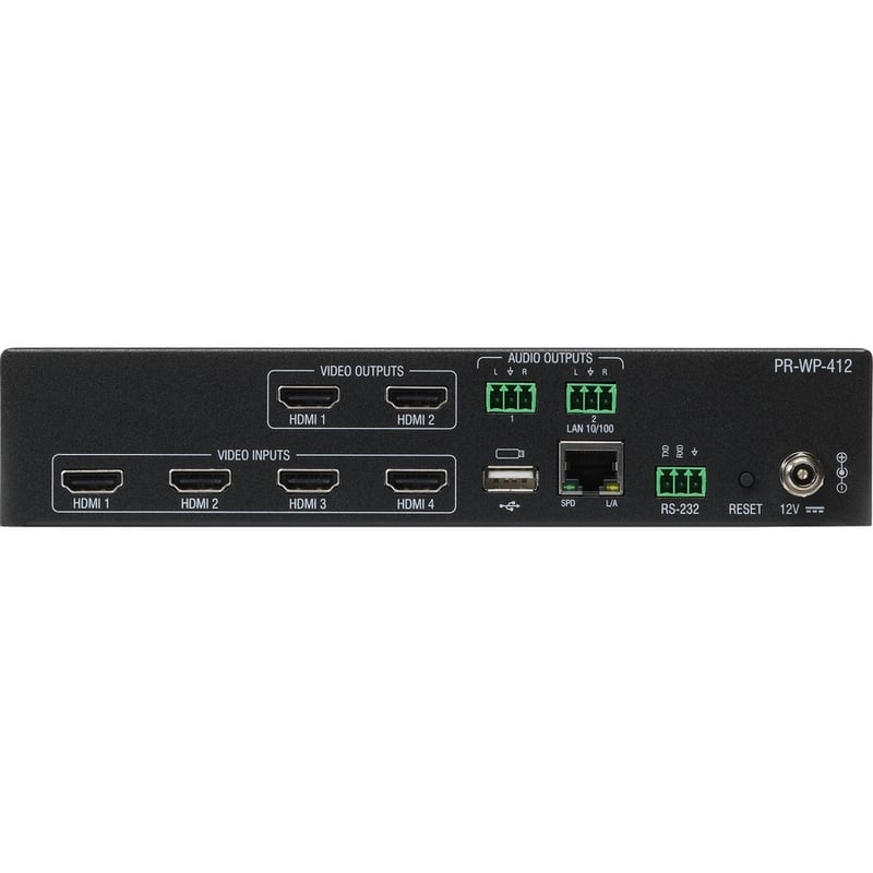 AMX Precis 4x1+1 4K60 HDMI Windowing Processor - Thumbnail 3