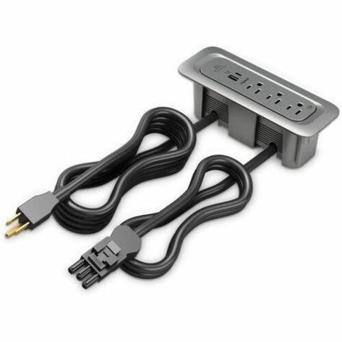 Wiremold ModPower Series - Primary Unit In Surface - 10ft Cord - Magnesium