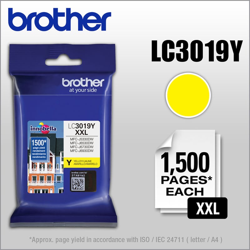 Brother Innobella LC3019Y Original Ink Cartridge - Thumbnail 2
