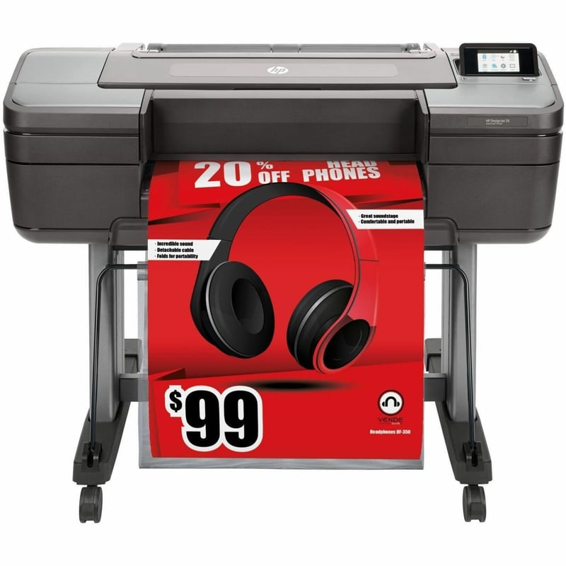HP Designjet Z6 PostScript Inkjet Large Format Printer - 24" Print Width - Color - Thumbnail 1