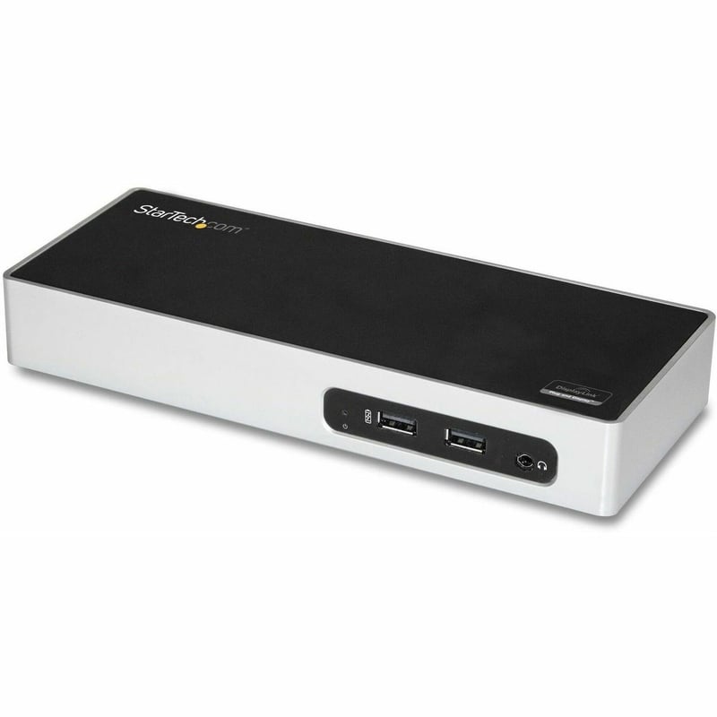 StarTech.com USB 3.0 Docking Station - Dual Monitor Laptop Dock with HDMI & DVI/VGA - 6x USB Type-A Hub, GbE - Universal Windows & Mac - Thumbnail 1