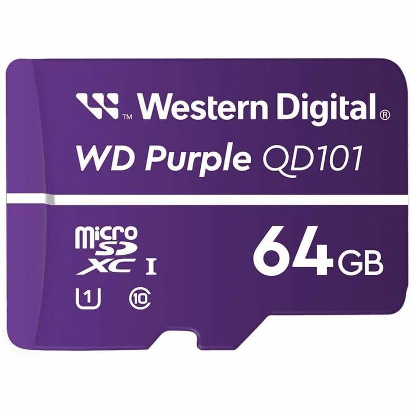WD Purple 64 GB Class 10/UHS-I (U1) microSDXC - Thumbnail 1