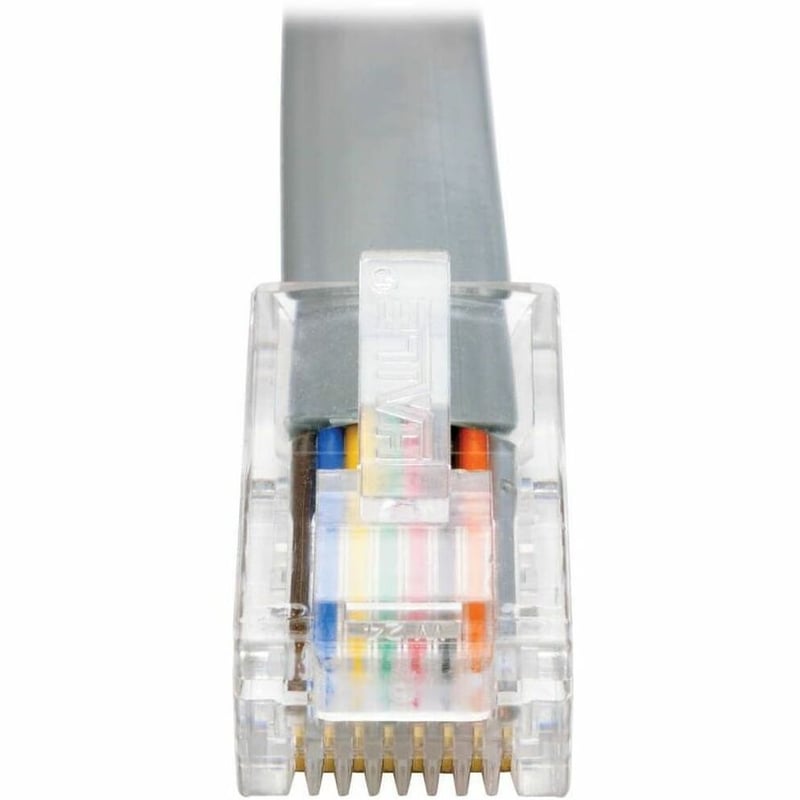 Tripp Lite by Eaton USB-A to RJ45 Serial Rollover Cable (M/M) - Cisco Compatible 250 Kbps 6 ft. (1.83 m) Gray - Thumbnail 4