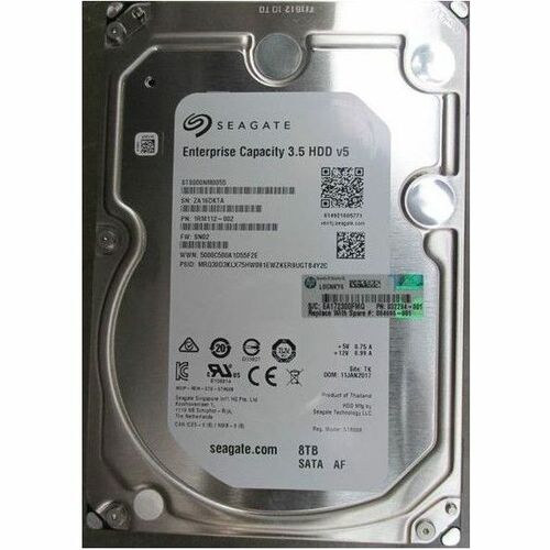 HPE - Certified Genuine Parts 8 TB Hard Drive - 3.5" Internal - SATA (SATA/600)