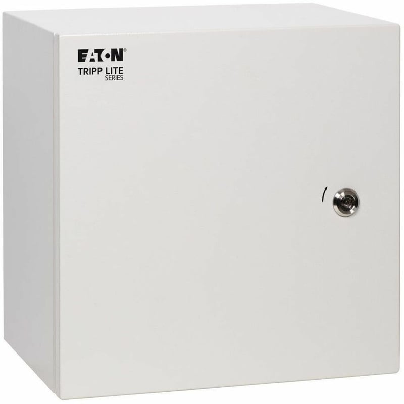 Tripp Lite by Eaton SmartRack Outdoor Industrial Enclosure with Lock - NEMA 4, Surface Mount, Metal Construction, 14 x 14 x 10 in., Gray - Thumbnail 1