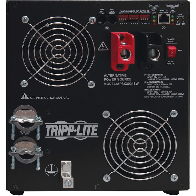 Tripp Lite by Eaton 3000W APS X Series 24VDC 230V Inverter/Charger with Pure Sine-Wave Output Hardwired - Thumbnail 2