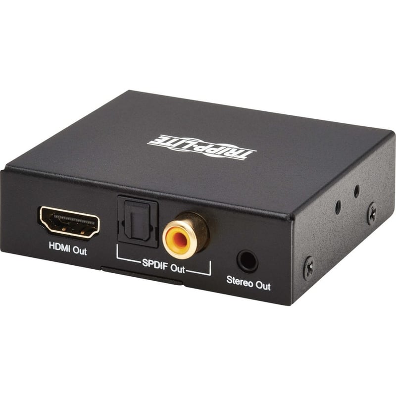 Tripp Lite by Eaton 4K HDMI Audio De-Embedder/Extractor with TOSLINK, RCA and 3.5 mm Stereo Output, 5.1 Channel, HDCP 2.2, 4K 60 Hz - Thumbnail 4