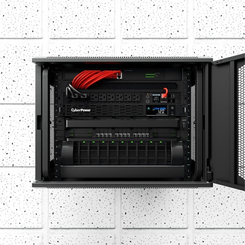 CYBERPOWER CP700PFCRM1U UPS 6 NEMA 5-15R NEMA 5-15P 3 YR WTY - Thumbnail 5