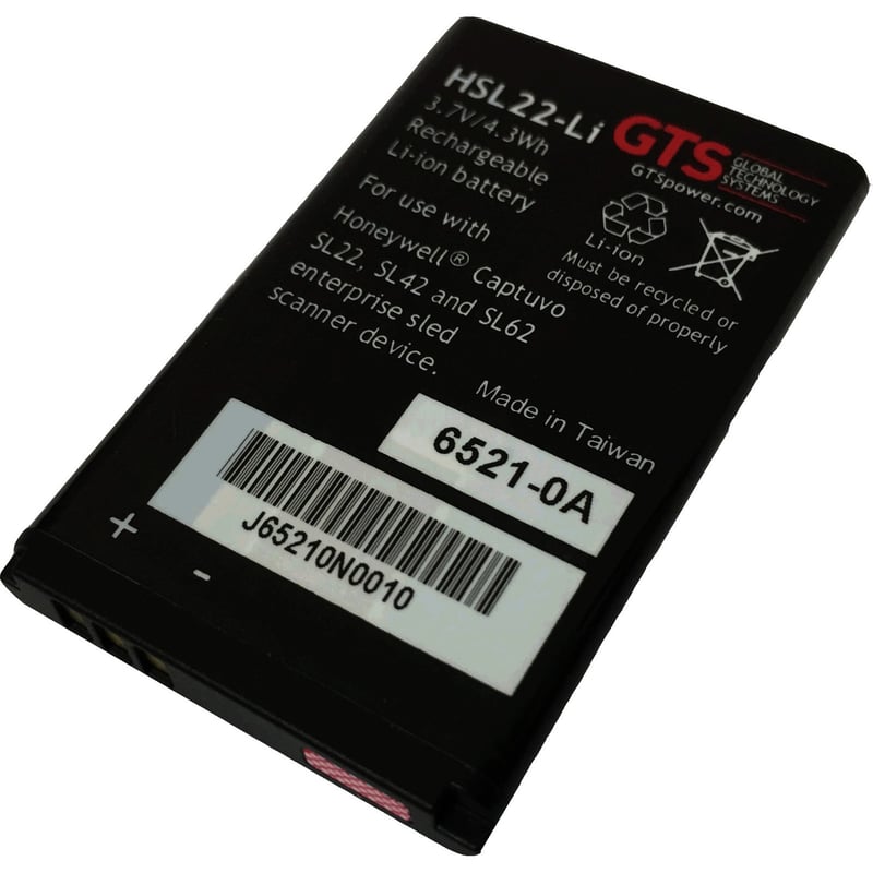 THE HSL22-LI IS A RECHARGEABLE BATTERY FOR HONEYWELL SL22, SL42, AND SL62 ENTERP