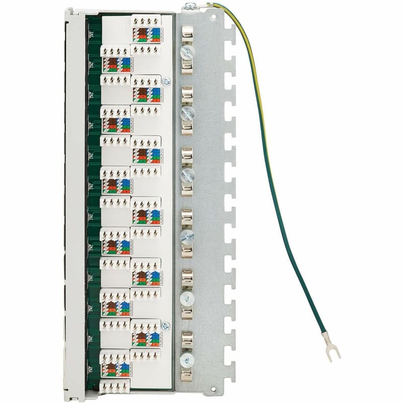 Tripp Lite by Eaton Cat6a STP Patch Panel, 12 Ports, DIN Rail or Wall Mount, TAA - Thumbnail 5