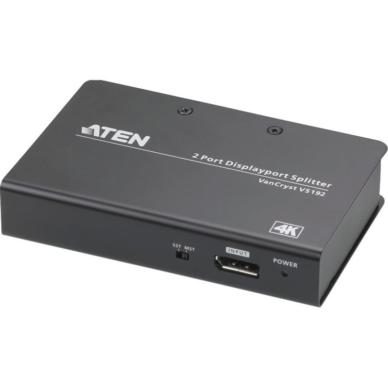 ATEN 2-Port 4K DisplayPort Splitter-TAA Compliant - Thumbnail 1