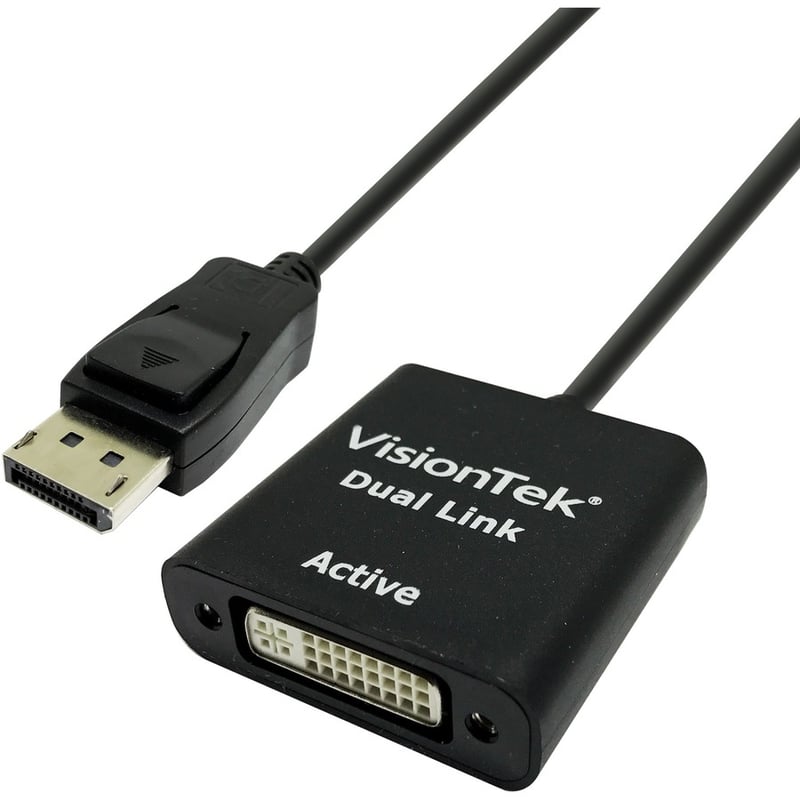 VisionTek DisplayPort to DL DVI-D Active Adapter (M/F) - Thumbnail 5