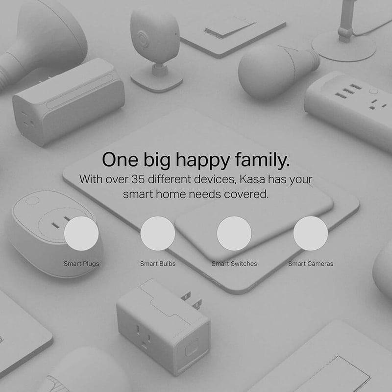 TP-Link Kasa Smart KP200 - Kasa Smart Plug, In-Wall Smart Home Wi-Fi Outlet - Thumbnail 3