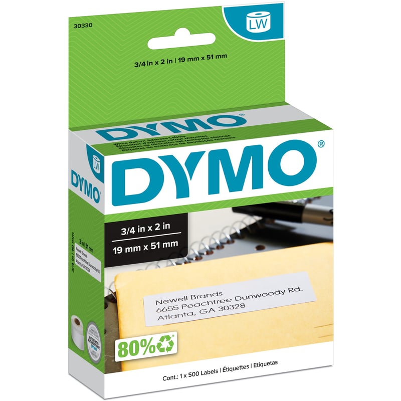 Dymo LW Return Address Labels 3/4" x 2" - Thumbnail 1
