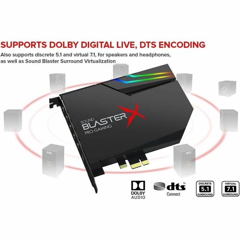 Creative Sound BlasterX AE-5 Plus Sound Card - Thumbnail 5