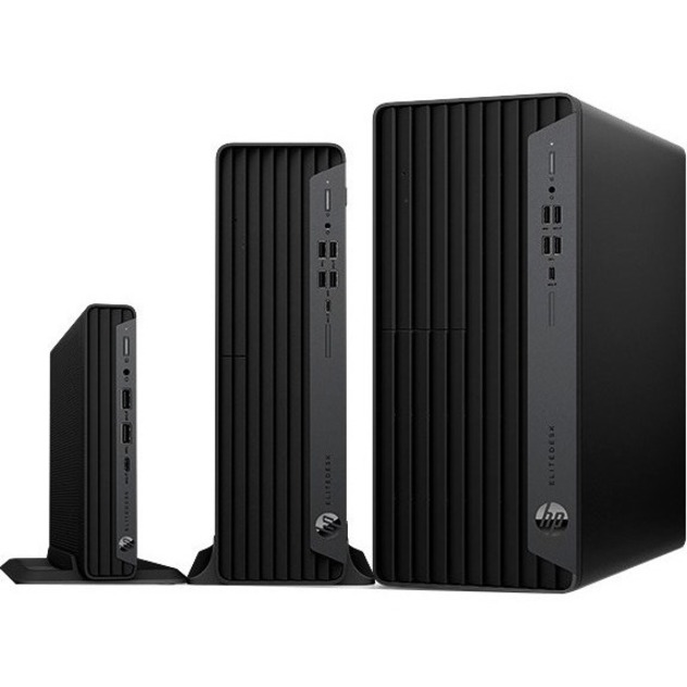 HP EliteDesk 805 G6 Desktop Computer - AMD Ryzen 7 PRO 4750G Octa-core (8 Core) - 16 GB RAM DDR4 SDRAM - 512 GB M.2 PCI Express NVMe SSD - Mini PC - Thumbnail 2