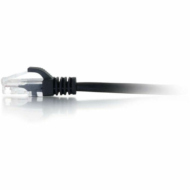 Quiktron 7Ft Q-Series Cat6A Snagless (UTP) Ethernet Network Patch Cable, CM Rated - Black - Thumbnail 5