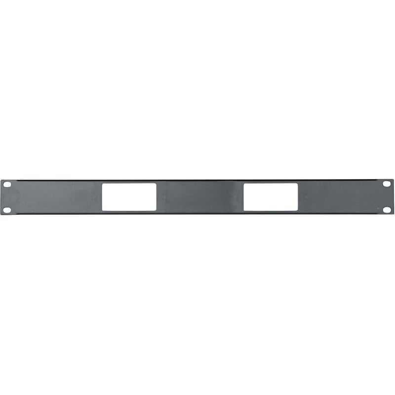 Middle Atlantic Panel, 1 RU, Accepts 2 Decora Devices