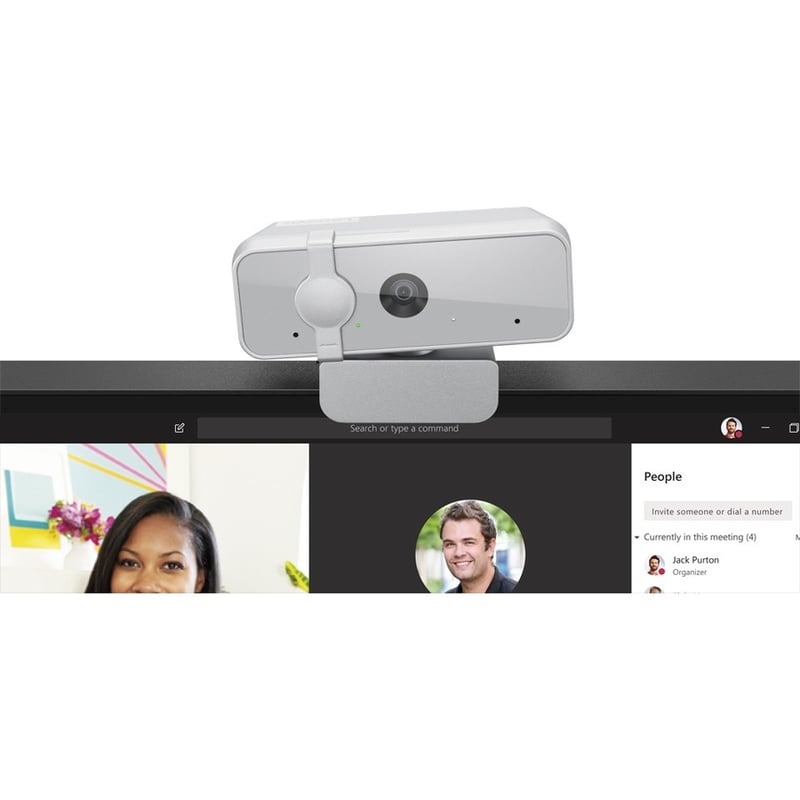 Lenovo Video Conferencing Camera - 2 Megapixel - Cloud Gray - USB 2.0 - 1 Pack(s) - Thumbnail 2