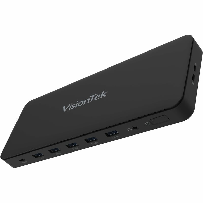 VT4600DL DUAL 4K DOCK 100W USB-C/A 100W PD HDMI DP GBE - Thumbnail 1