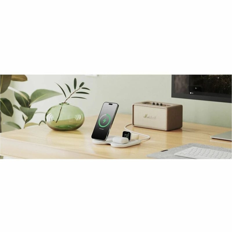 ALOGIC PACKAWAY 3IN1 QI2 WIRELESS CHARGING STAND - WHITE - Thumbnail 5