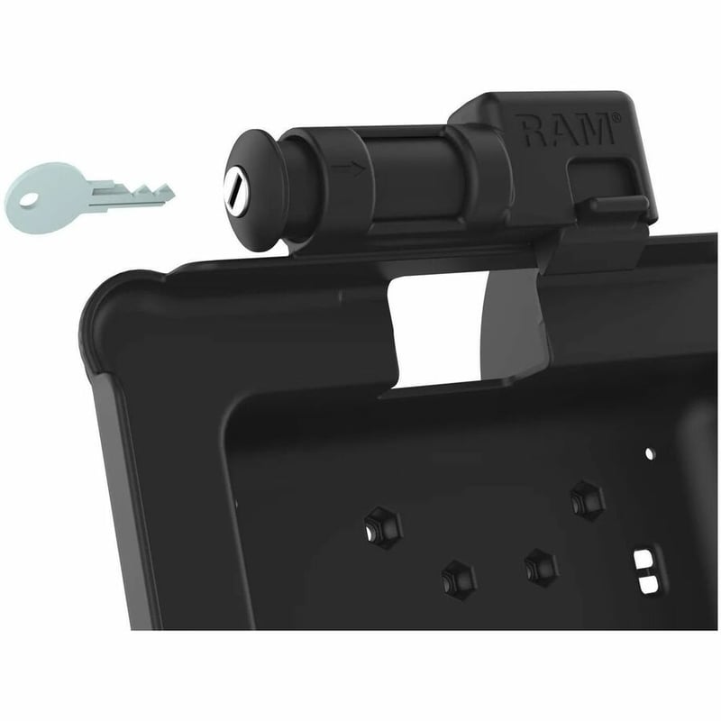 RAM Mounts GDS Key Locking Power + Data & DB9 Dock for Zebra ET5x 10.1" Series - Thumbnail 3